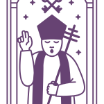 The Hierophant tarot card