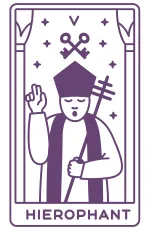 Results The Hierophant tarot card